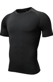ATHLETIC FIT T-SHIRT IN BLACK